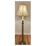 LL - Vintage Brass Floor Lamp by National Lighting and Equipment Co.