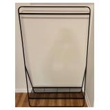 LL - Black Metal Garment Rack with Shelf