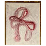 LL - Fred Blumenthal Abstract Canvas Art, October 1987