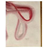 LL - Fred Blumenthal Abstract Canvas Art, October 1987