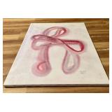 LL - Fred Blumenthal Abstract Canvas Art, October 1987