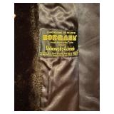 LL - Borgazia Faux Fur Double-Breasted Coat by Dubrowsky & Joseph, 48 Inch Waist