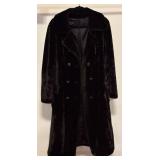 LL - Borgazia Faux Fur Double-Breasted Coat by Dubrowsky & Joseph, 48 Inch Waist