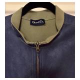 LL - Denim & Co. Blue and Olive Jacket Size XL