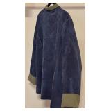 LL - Denim & Co. Blue and Olive Jacket Size XL