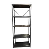 LL - Metal Five Shelf Storage Rack 73x30.5x15 Inches