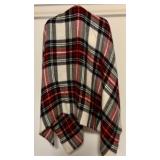 LL - Bellissima Accessories Plaid Shawl, One Size