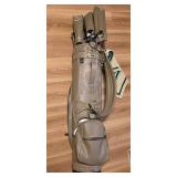 LL-FR - Hogan Golf Bag with Taylor Made Drivers, Ping Clubs, and Accessories