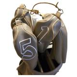 LL-FR - Hogan Golf Bag with Taylor Made Drivers, Ping Clubs, and Accessories