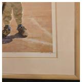 LL-FR - Limited Edition David Wright "First Time Out" Signed Print 269/1000 with Bat