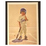 LL-FR - Limited Edition David Wright "First Time Out" Signed Print 269/1000 with Bat