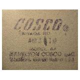 LL-FR - Vintage Cosco Green Folding Card Table Set with 4 Chairs