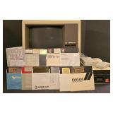 LL-FR - Vintage Apple II Plus Computer System with Disk Drive, Monitor, Accessories, and Vintage Games