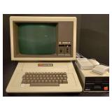 LL-FR - Vintage Apple II Plus Computer System with Disk Drive, Monitor, Accessories, and Vintage Games