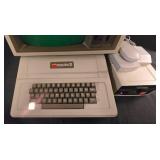 LL-FR - Vintage Apple II Plus Computer System with Disk Drive, Monitor, Accessories, and Vintage Games