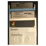 LL-FR - Vintage Apple II Plus Computer System with Disk Drive, Monitor, Accessories, and Vintage Games