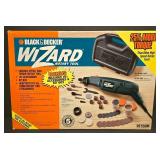 LL-FR - Black & Decker Wizard RT550M Rotary Tool Kit with Accessories and Case