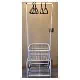 LL-FR - Rolling Laundry Cart with Locking Wheels and Hangers