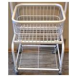 LL-FR - Rolling Laundry Cart with Locking Wheels and Hangers