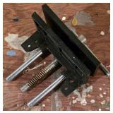 LL-S - Wood Workbench with Assorted Hand Tools and Accessories