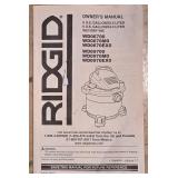 LL-S - RIDGID 9-Gallon Wet/Dry Shop Vacuum WD09700 with Accessories and Box