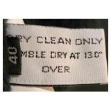 LL-FR - Clipper Mist Trench Coat Size 40 with Belt and Epaulettes