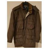 LL-FR - Aberdeen Brown Outdoor Jacket Size MT/ML with Hood