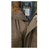 LL-FR - Aberdeen Brown Outdoor Jacket Size MT/ML with Hood