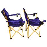LL-FR - Pair of Minnesota Vikings Folding Camp Chairs with Carry Bags