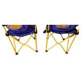LL-FR - Pair of Minnesota Vikings Folding Camp Chairs with Carry Bags