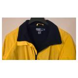 LL-FR - Polo by Ralph Lauren Yellow and Black Jacket Size Large