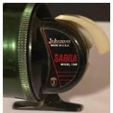 LL-FR - Pair of Vintage Johnson Spincast Reels Sabra 130B and Commander 150