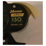 LL-FR - Pair of Vintage Johnson Spincast Reels Sabra 130B and Commander 150