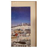 LL-FR - Nobuo Watanabe Skating Party Signed Poster Unframed