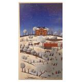 LL-FR - Nobuo Watanabe Skating Party Signed Poster Unframed