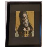 LL-FR - Framed Rabbi Print by Jack Levine