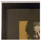 LL-FR - Framed Rabbi Print by Jack Levine