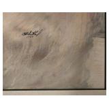 LL-FR - Abstract Framed Painting by Fred Blumendahl