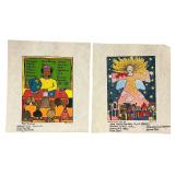 LL - Set of 2 Colorful Art Prints by Kiki