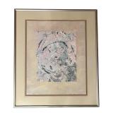 LL - Fred Blumenthal Abstract Framed Painting