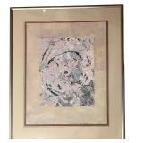 LL - Fred Blumenthal Abstract Framed Painting
