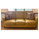 LR - Delmonico Livorno Harvest Leather Couch