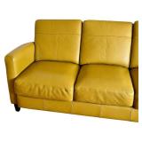 LR - Delmonico Livorno Harvest Leather Couch