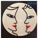 LR - Kosta Boda Open Minds Art Glass Bowl by Ulrica Hydman Vallien