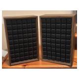 O - Pair of Vintage Speakers Model: 0651 and Vintage Soundesign Stereo Eight Track Tape Deck Model: Model 4126