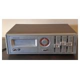 O - Pair of Vintage Speakers Model: 0651 and Vintage Soundesign Stereo Eight Track Tape Deck Model: Model 4126