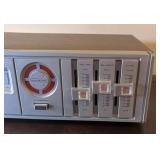 O - Pair of Vintage Speakers Model: 0651 and Vintage Soundesign Stereo Eight Track Tape Deck Model: Model 4126