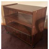 O - Vintage Wood Media Cabinet