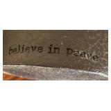 O - Peace Hand Trinket Box with Inspirational Engravings