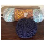 O - Assorted Yarn and Knitting Needle Set